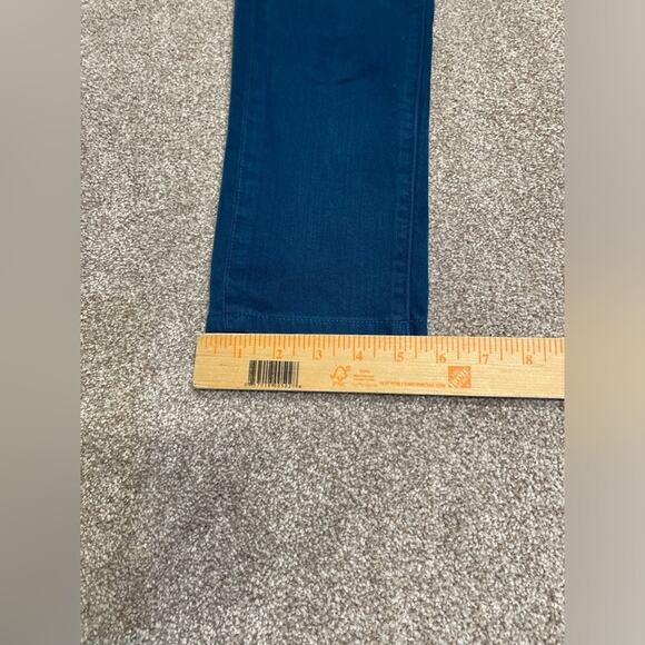 slim stet fit indigo jeans Anthropologie Pilcro and the Letterpress Jeans sz 27 - Picture 7 of 12